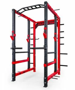 Elitefts™ 3X3 Collegiate Power Rack With Dip Attachment
