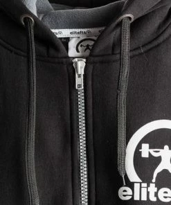 Elitefts™ Custom Series S3 Super Hood -RAGE SHOP custom series zip hood front detail