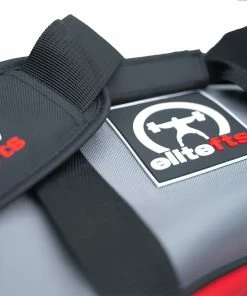 Elitefts™ Grey Crescent Tagline Duffel Bag 6 Elitefts™ Grey Crescent Tagline Duffel Bag -RAGE SHOP grey duffel bag 1