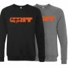 Elitefts Grit Orange Crewneck Sweatshirt -RAGE SHOP grit oragne crew