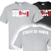 Stripe Of Power T-Shirt -RAGE SHOP sop tees