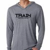Train Become Driven Next Level Hood -RAGE SHOP tbd triblend hood gray